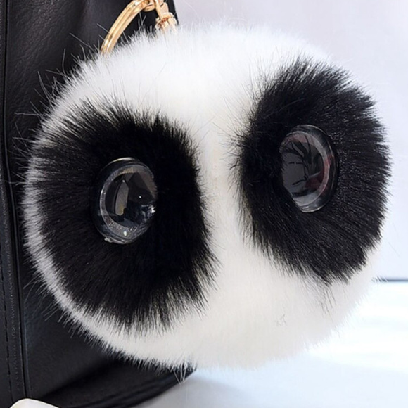 Accessories Monster Eyes Fluff Ball Keychain Poshmark